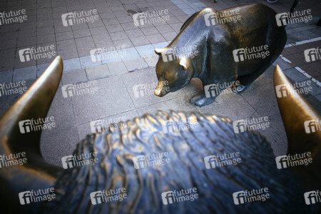 Bär und Bulle an der Börse Frankfurt