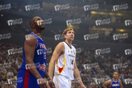 Basketball EM-Testspiel Deutschland gegen Frankreich in Köln