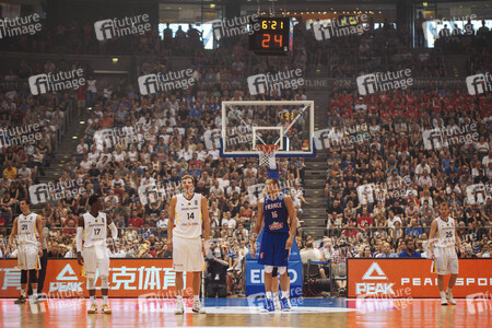 Basketball EM-Testspiel Deutschland gegen Frankreich in Köln