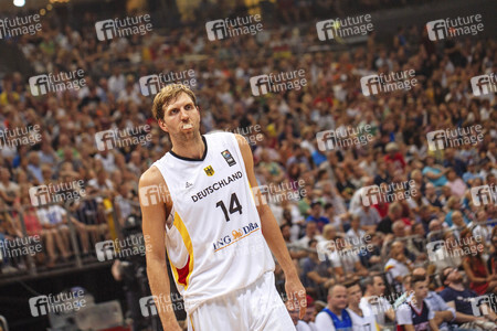 Basketball EM-Testspiel Deutschland gegen Frankreich in Köln