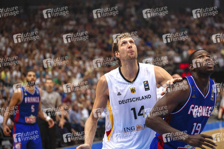 Basketball EM-Testspiel Deutschland gegen Frankreich in Köln