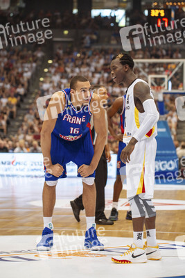 Basketball EM-Testspiel Deutschland gegen Frankreich in Köln