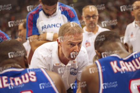 Basketball EM-Testspiel Deutschland gegen Frankreich in Köln
