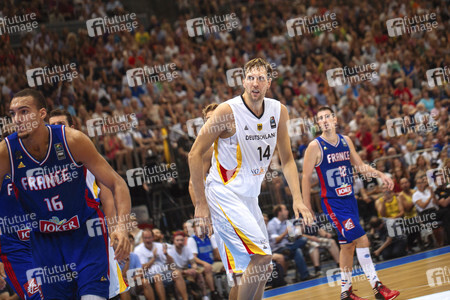 Basketball EM-Testspiel Deutschland gegen Frankreich in Köln