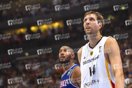 Basketball EM-Testspiel Deutschland gegen Frankreich in Köln