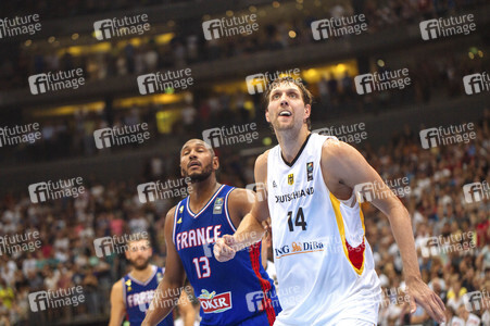 Basketball EM-Testspiel Deutschland gegen Frankreich in Köln