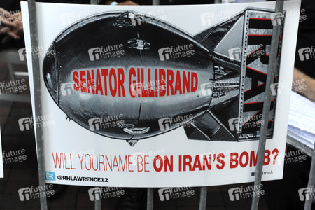 Demonstration gegen den Iran Nuclear Deal in New York