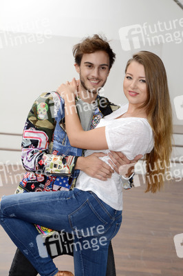 Joelina Drews und Marc Aurel Zeeb trainieren für 'Stepping Out' in Köln