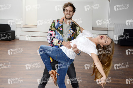 Joelina Drews und Marc Aurel Zeeb trainieren für 'Stepping Out' in Köln
