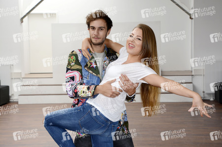 Joelina Drews und Marc Aurel Zeeb trainieren für 'Stepping Out' in Köln