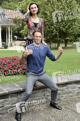 Bernhard Bettermann und Mimi Fiedler trainieren für 'Stepping Out' in Bad Soden