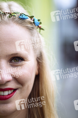 Foto-Shooting mit Models zum Thema 'Oktoberfest' und 'Dirndl' in Köln