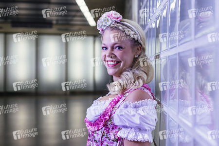 Foto-Shooting mit Models zum Thema 'Oktoberfest' und 'Dirndl' in Köln