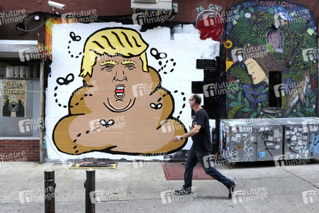Donald Trump by Hanksy in New York