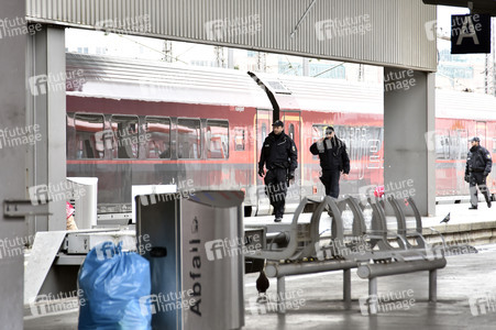 Ankunft der Flüchtlinge am Hauptbahnhof München