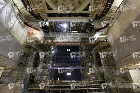 Baustelle Staatsoper Unter den Linden Pressetermin in Berlin