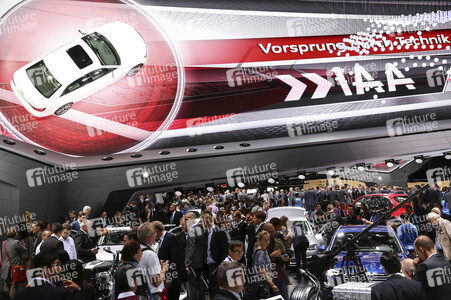 Erster Pressetag auf der IAA 2015 in Frankfurt