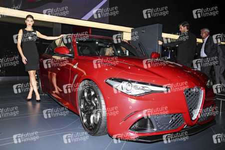 Erster Pressetag auf der IAA 2015 in Frankfurt