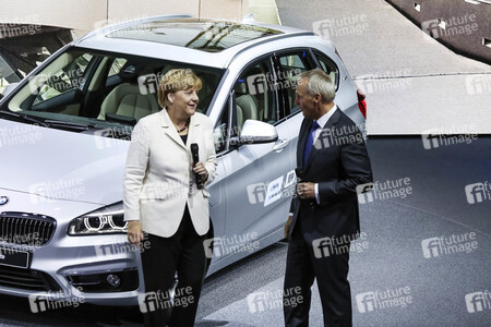 Eröffnungsrundgang auf der IAA in Frankfurt