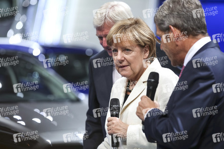 Eröffnungsrundgang auf der IAA in Frankfurt