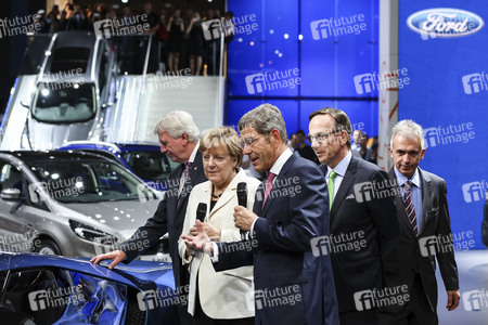 Eröffnungsrundgang auf der IAA in Frankfurt