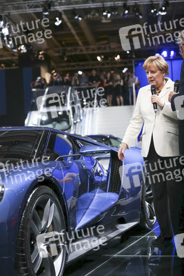Eröffnungsrundgang auf der IAA in Frankfurt