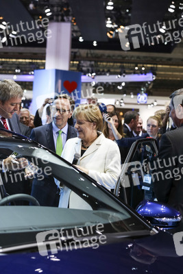 Eröffnungsrundgang auf der IAA in Frankfurt