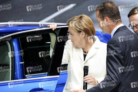 Eröffnungsrundgang auf der IAA in Frankfurt