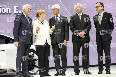 Eröffnungsrundgang auf der IAA in Frankfurt
