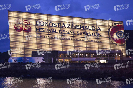 Der Festivalpalast beim 63. Internationalen Filmfestival San Sebastian