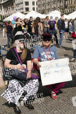 Demo gegen den Marsch für das Leben in Berlin
