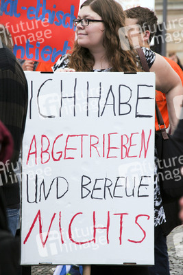 Demo gegen den Marsch für das Leben in Berlin