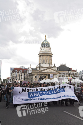 Demo gegen den Marsch für das Leben in Berlin