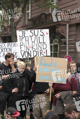 Demo gegen den Marsch für das Leben in Berlin
