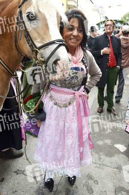 Wiesn-Einzug der Festwirte und Brauereien in München