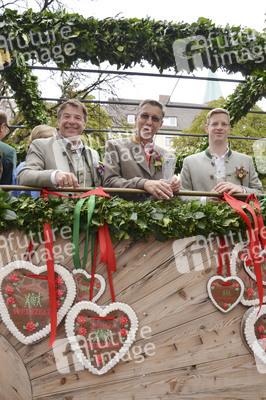 Wiesn-Einzug der Festwirte und Brauereien in München