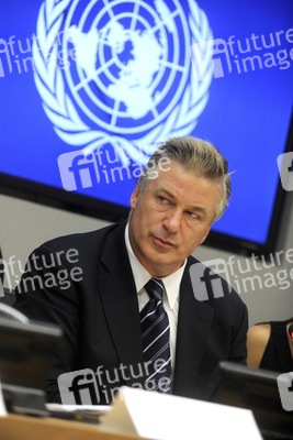 Alec Baldwin Pressekonferenz bei der UN in New York