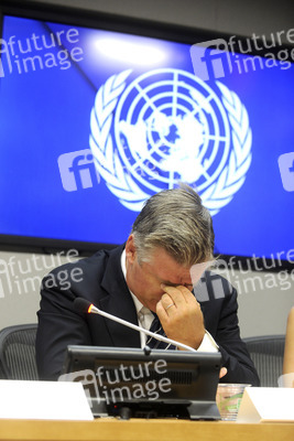 Alec Baldwin Pressekonferenz bei der UN in New York