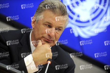 Alec Baldwin Pressekonferenz bei der UN in New York