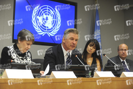 Alec Baldwin Pressekonferenz bei der UN in New York