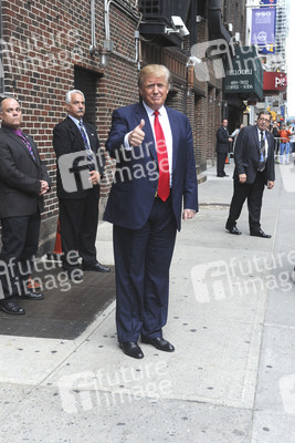 Dolad Trump besucht 'The Late Show with Stephen Colbert' in New York