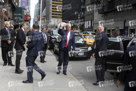 Dolad Trump besucht 'The Late Show with Stephen Colbert' in New York