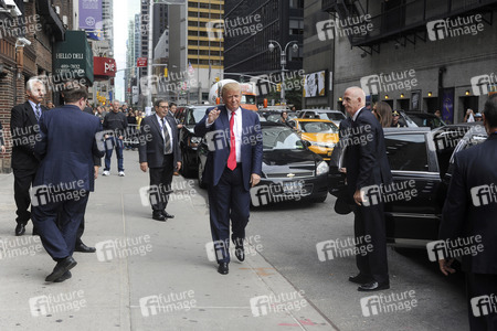 Dolad Trump besucht 'The Late Show with Stephen Colbert' in New York