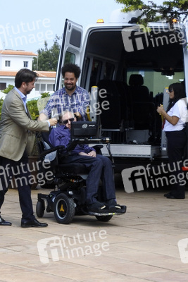Stephen Hawking Pressetermin auf Teneriffa