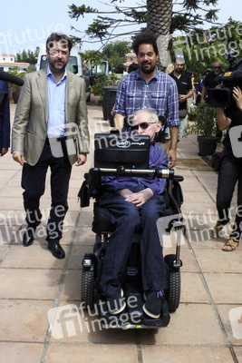 Stephen Hawking Pressetermin auf Teneriffa