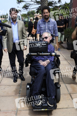 Stephen Hawking Pressetermin auf Teneriffa
