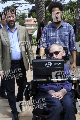 Stephen Hawking Pressetermin auf Teneriffa