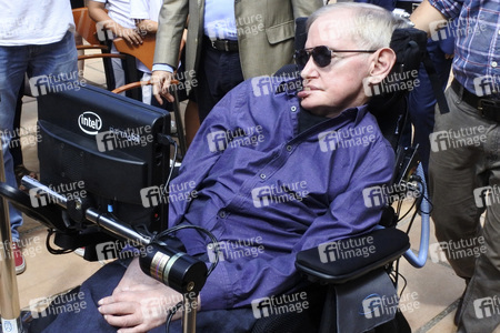 Stephen Hawking Pressetermin auf Teneriffa