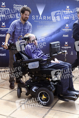 Stephen Hawking Pressetermin auf Teneriffa