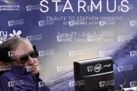 Stephen Hawking Pressetermin auf Teneriffa